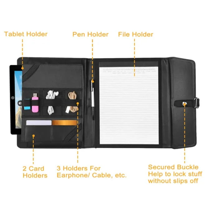 Business Leather Document Organizer